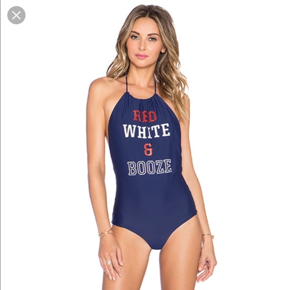 Beach riot exposed back one piece swimsuit